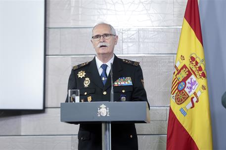 7/04/2020. Rueda de prensa telemática tras la reunión del Comité de Gestión Técnica del Coronavirus. Intervención del comisario principal Jo...